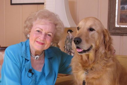 Betty White e seu recuperador favorito