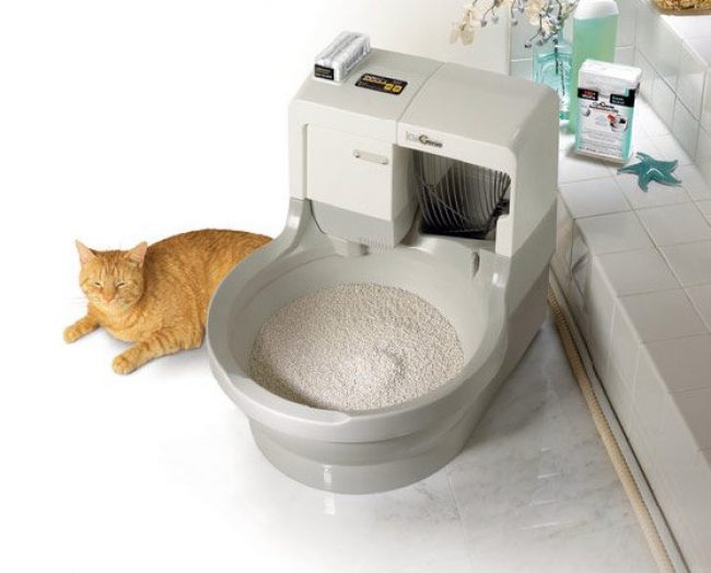 Banheiro automático para gatos